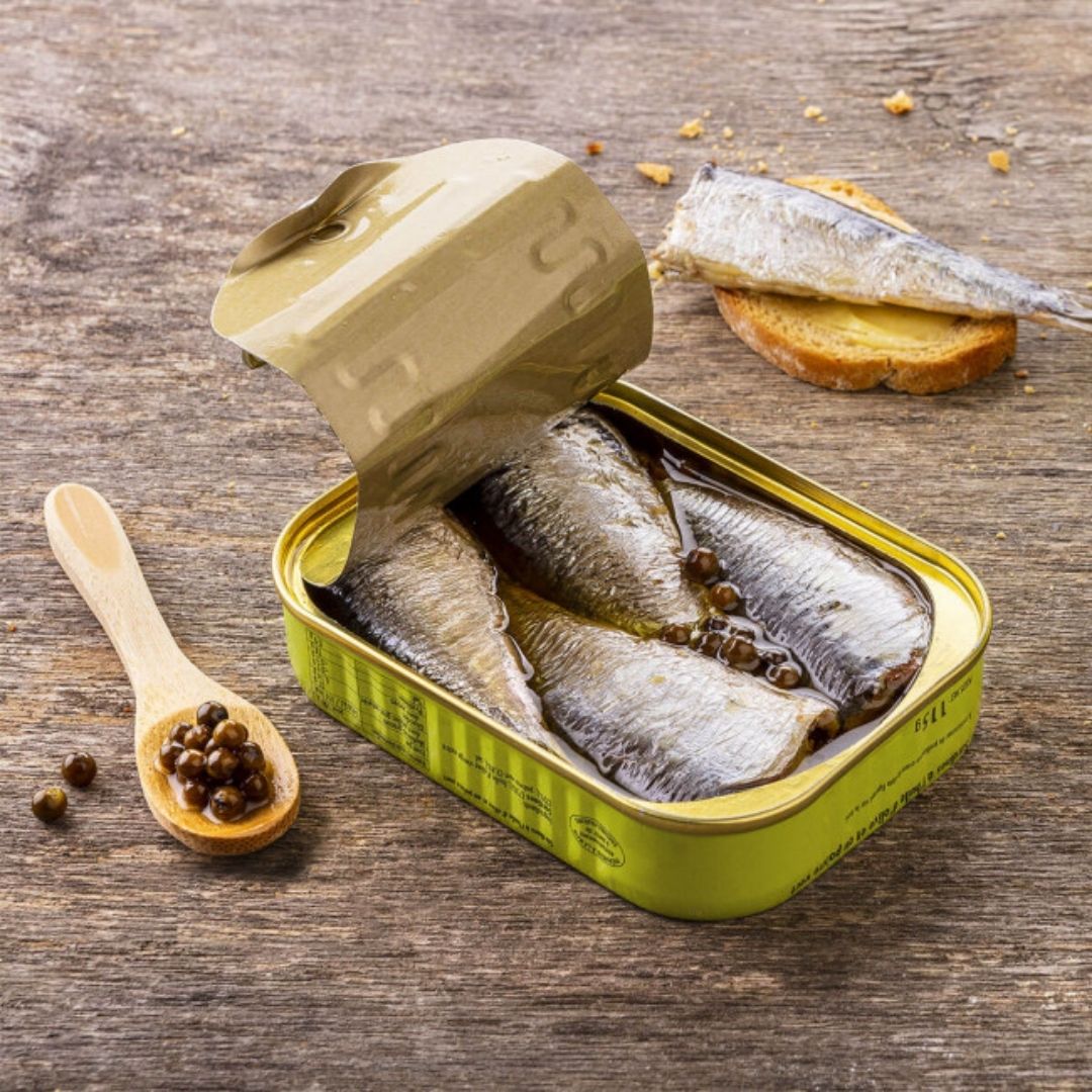 Sardinen mit Pfeffer
