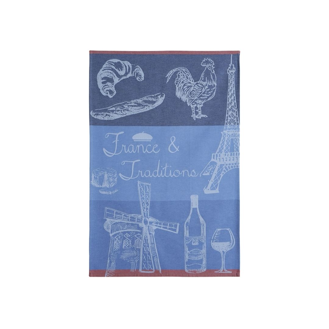 Geschirrtuch "France Tradition" – 100% Baumwolle