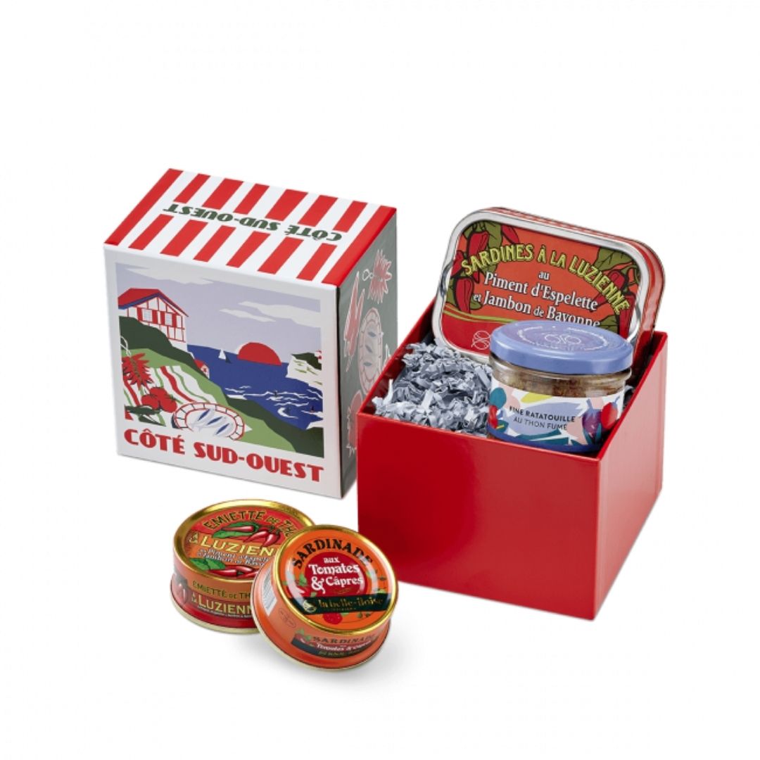 Geschenkset "Côté Sud ouest" – 4 Rezepte in der Kartonbox