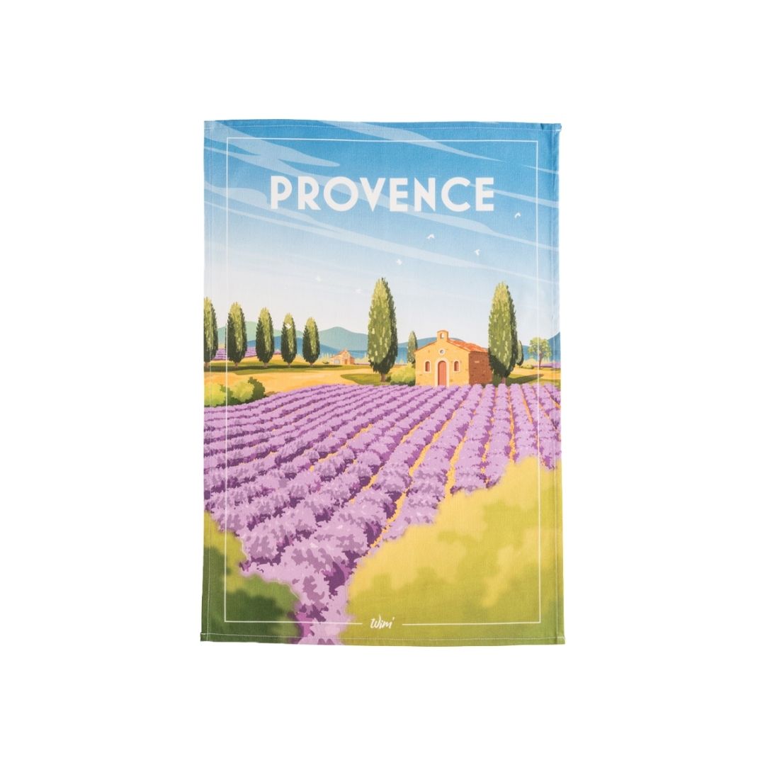 Geschirrtuch "Provence" – bedruckt 100% Baumwolle